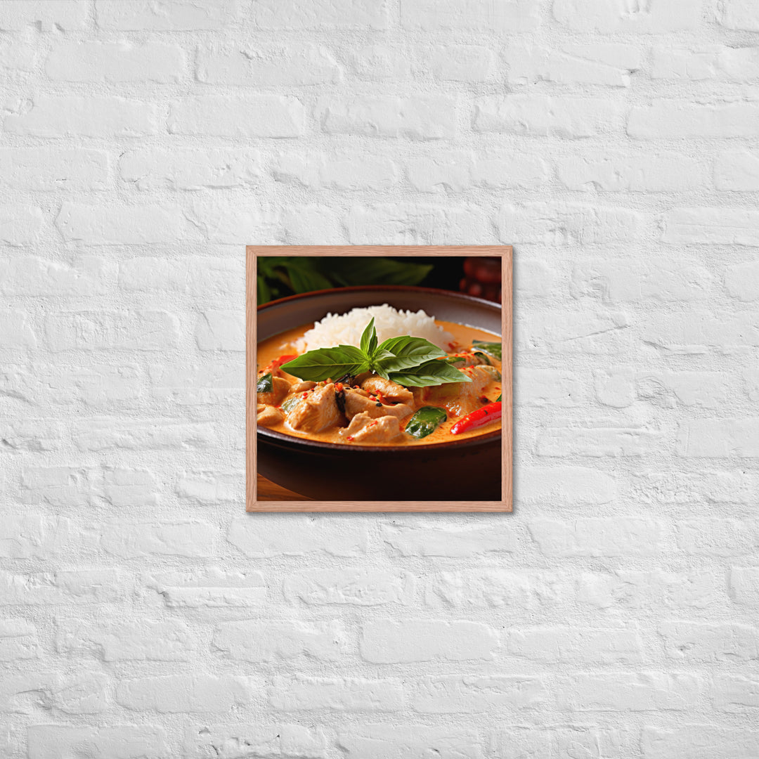 Thai Panang Curry Framed poster 🤤 from Yumify.AI