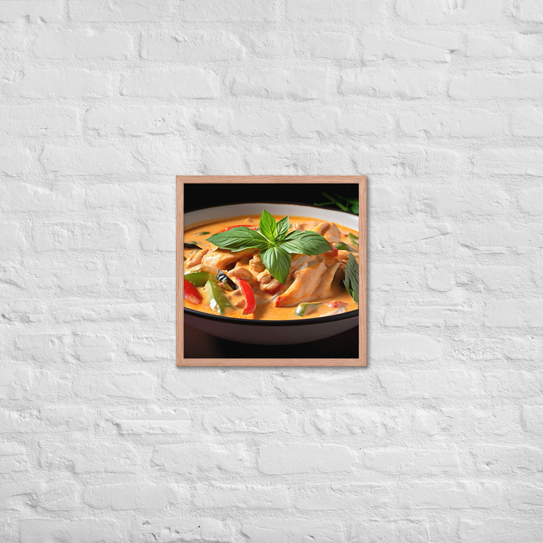 Thai Panang Curry Framed poster 🤤 from Yumify.AI