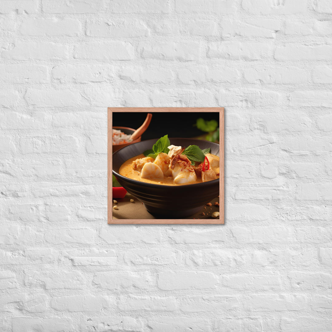 Massaman Curry Framed poster 🤤 from Yumify.AI