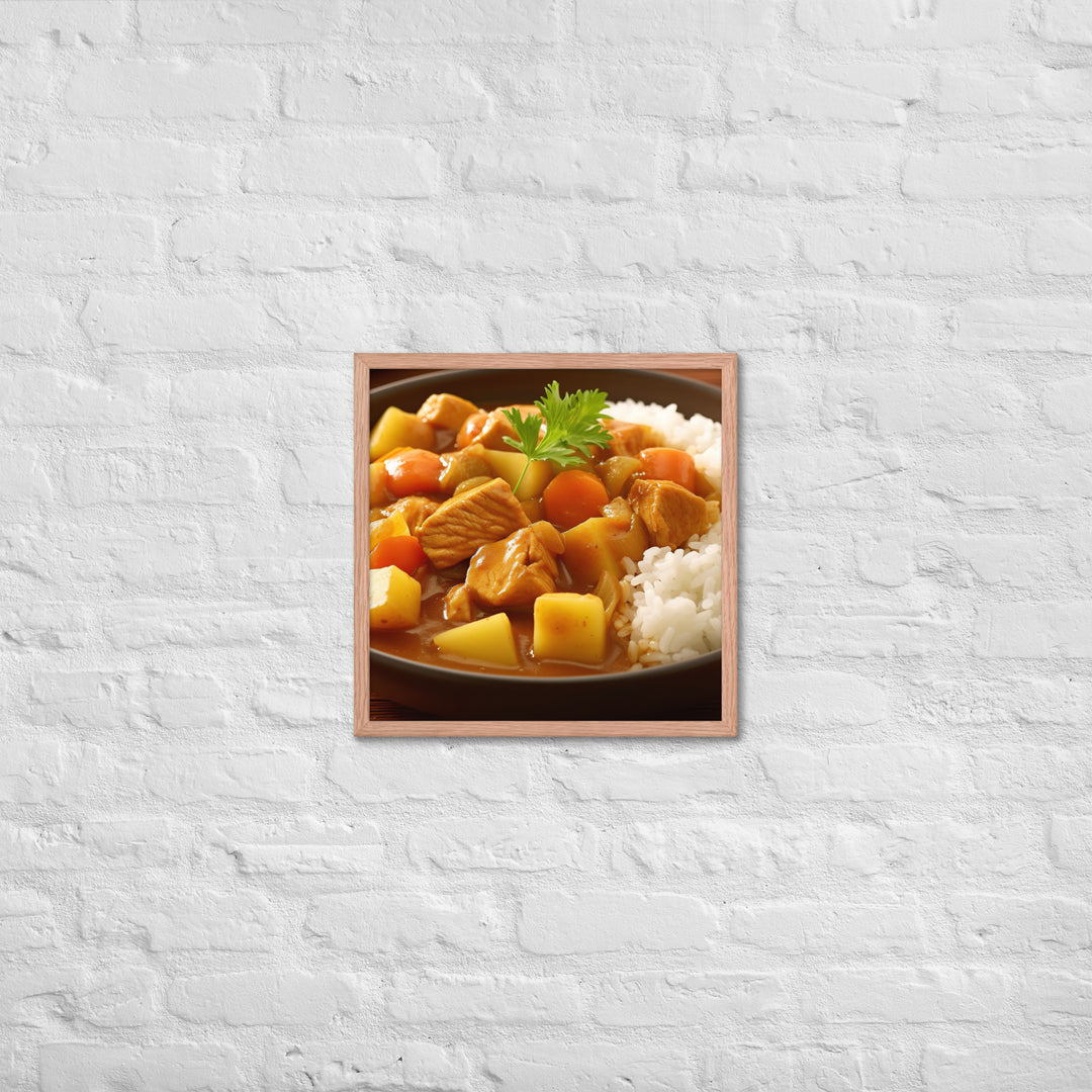 Japanese Curry Framed poster 🤤 from Yumify.AI