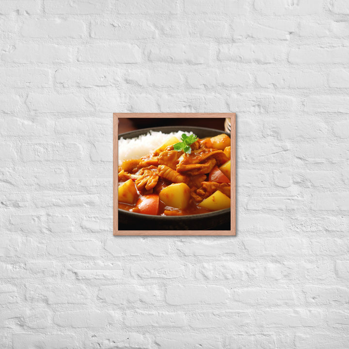 Japanese Curry Framed poster 🤤 from Yumify.AI