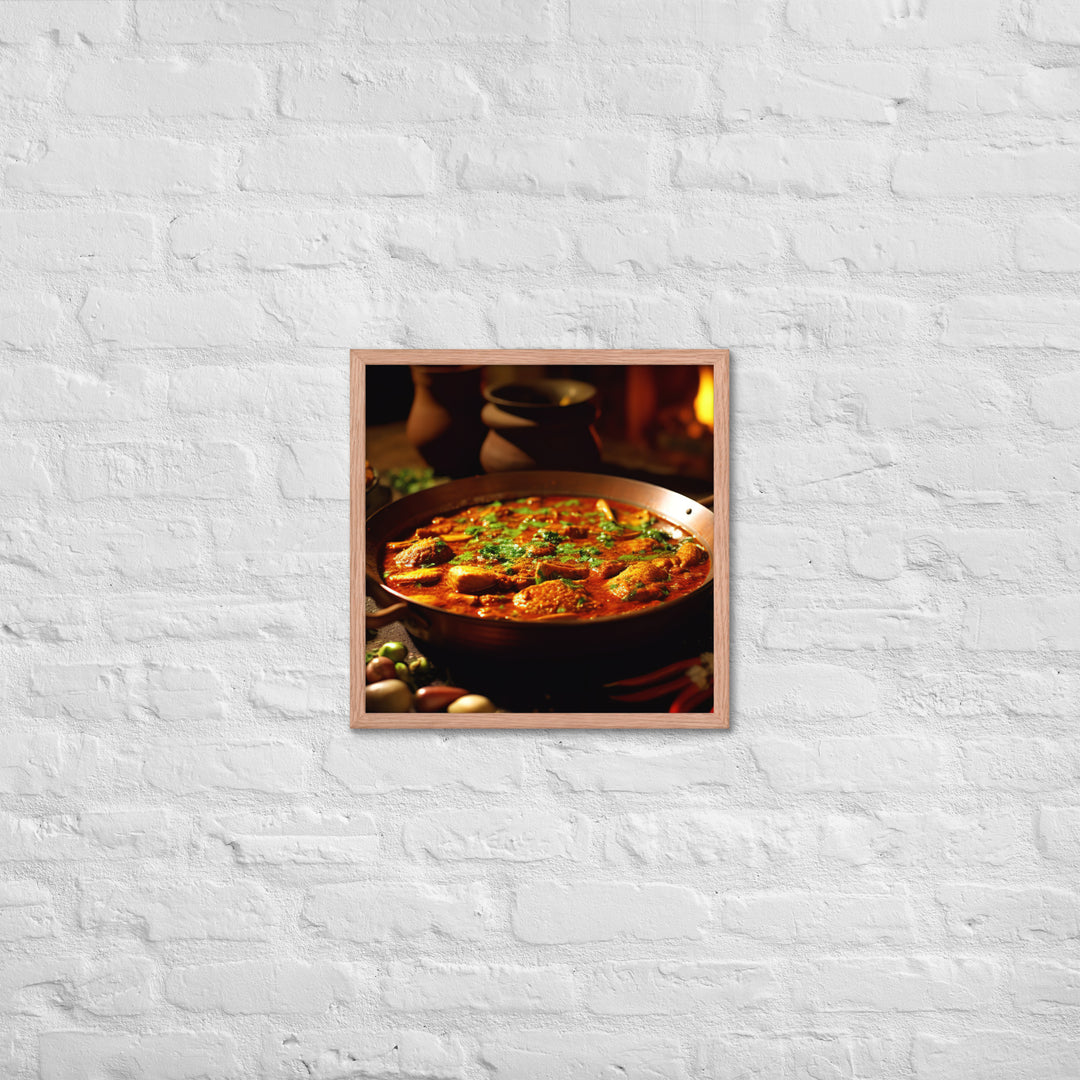 Indian Rogan Josh Curry Framed poster 🤤 from Yumify.AI