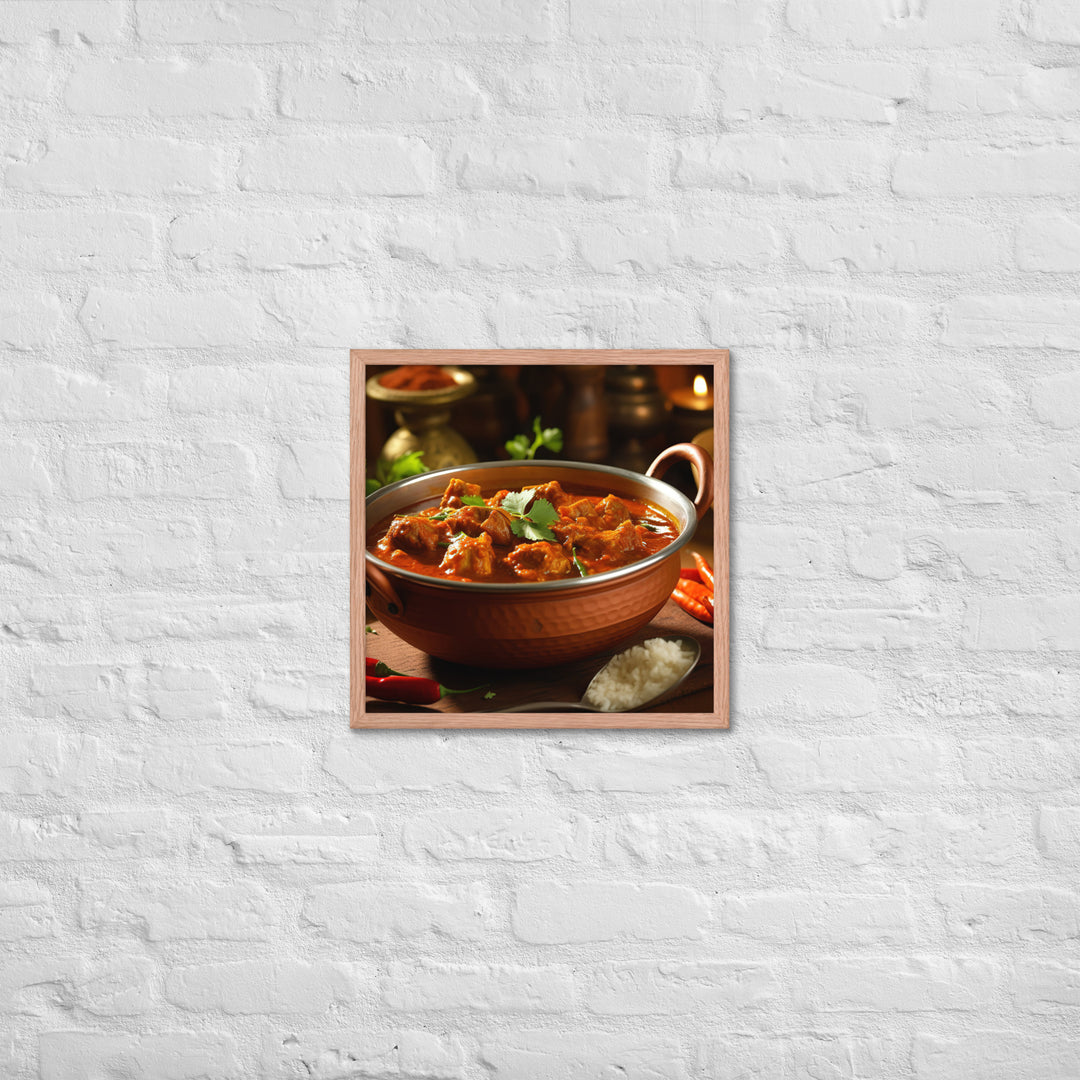 Indian Rogan Josh Curry Framed poster 🤤 from Yumify.AI