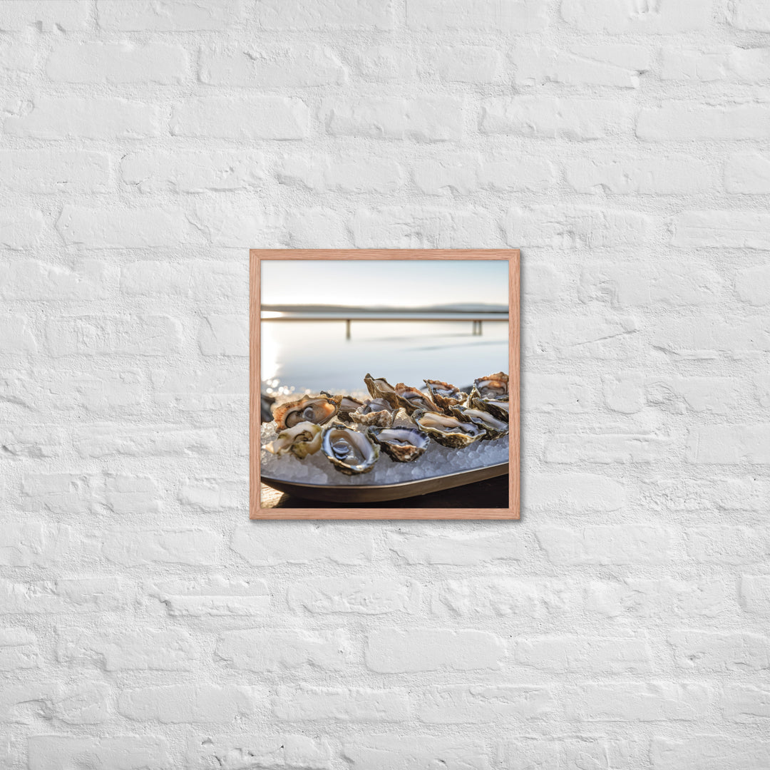 Coffin Bay Oyster Framed poster 🤤 from Yumify.AI