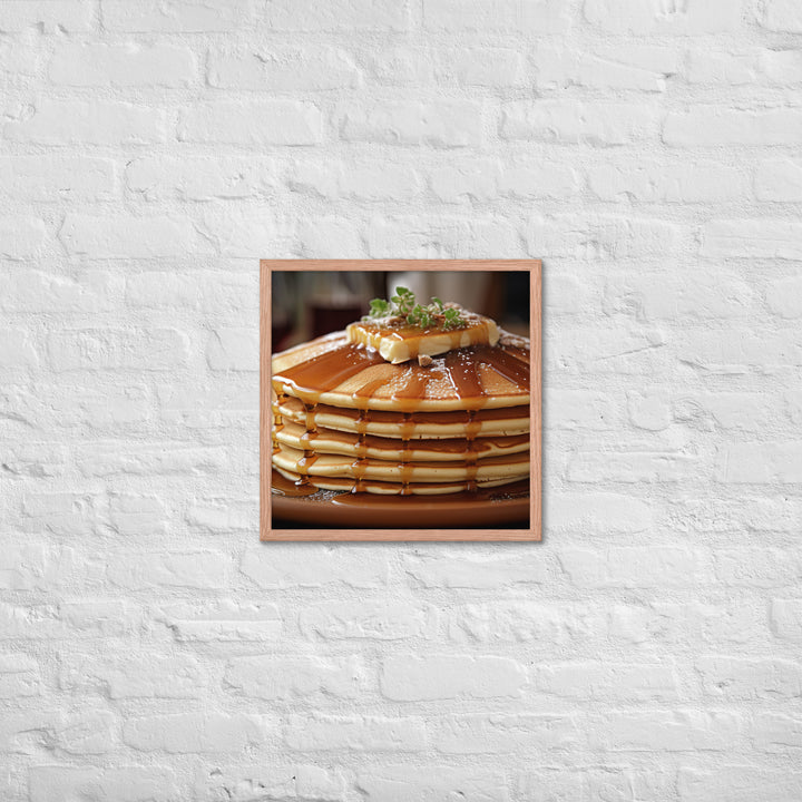 Cinnamon Pancakes Framed poster 🤤 from Yumify.AI