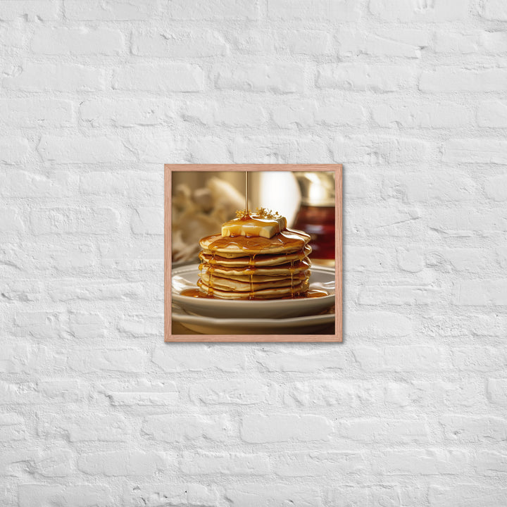 Cinnamon Pancakes Framed poster 🤤 from Yumify.AI