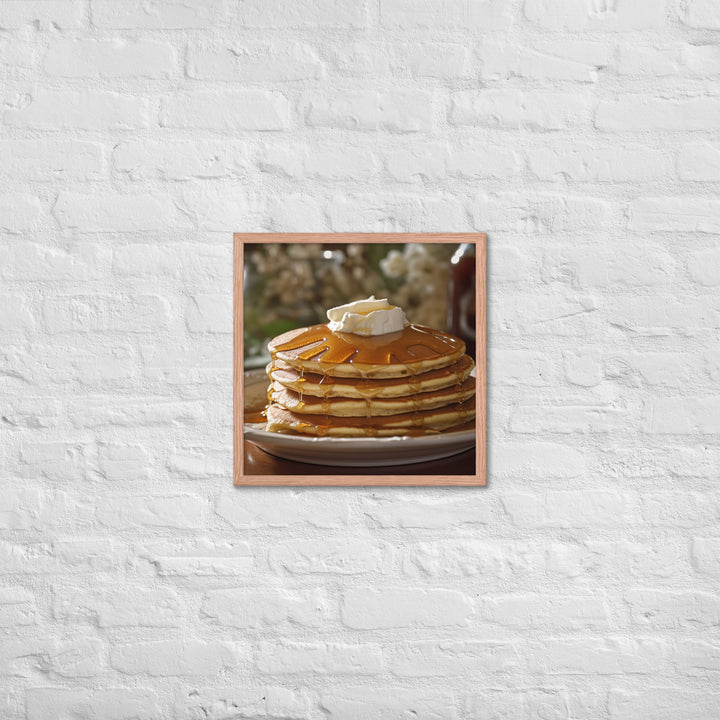 Buttermilk Pancakes Framed poster 🤤 from Yumify.AI