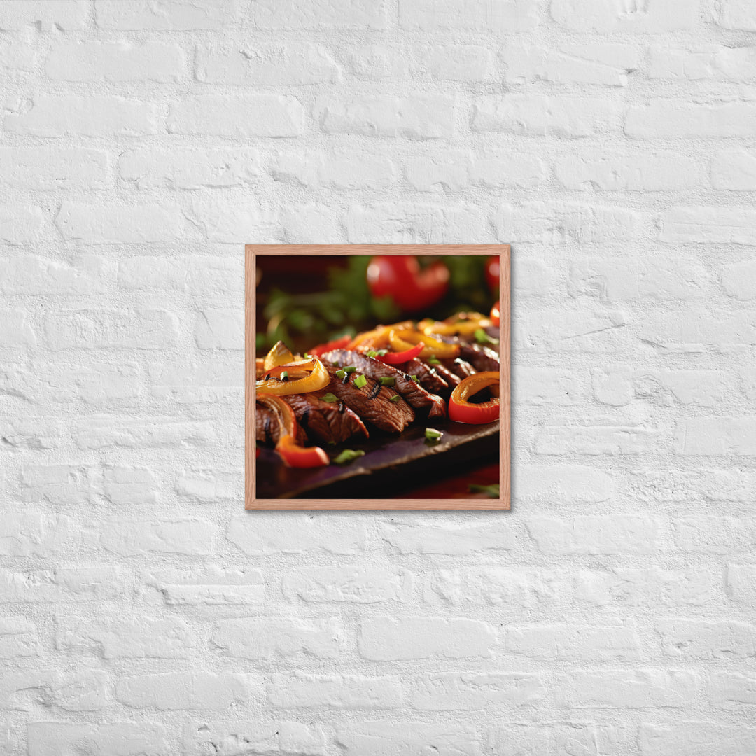 Skirt Steak Framed poster 🤤 from Yumify.AI