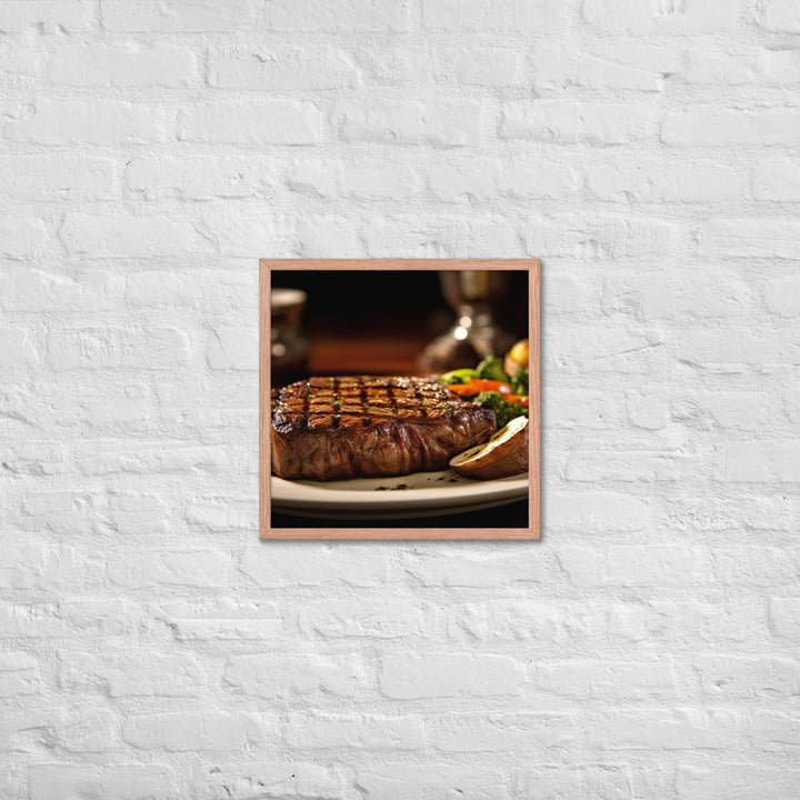 Ribeye Steak Framed poster 🤤 from Yumify.AI