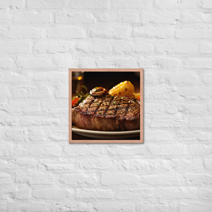 Ribeye Steak Framed poster 🤤 from Yumify.AI