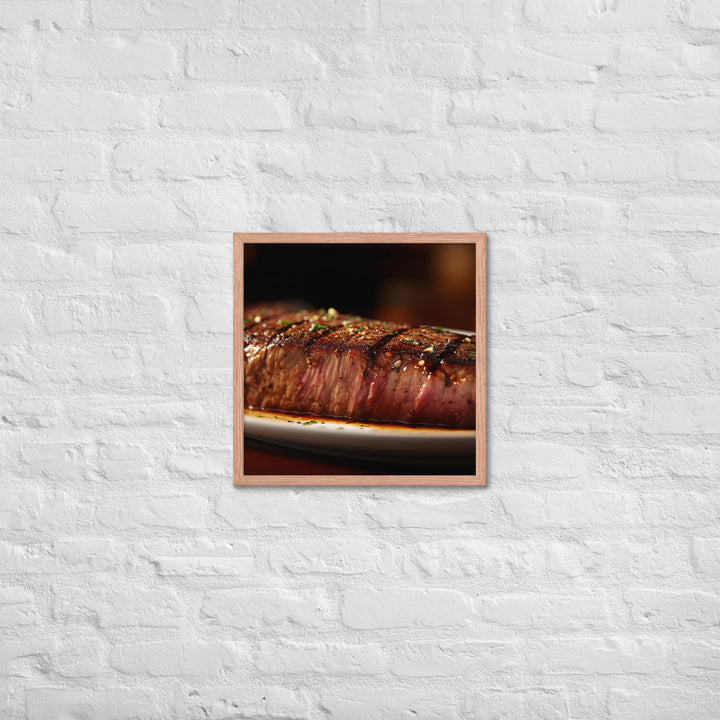 New York Strip Steak Framed poster 🤤 from Yumify.AI