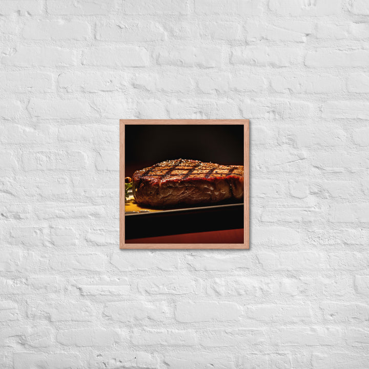 New York Strip Steak Framed poster 🤤 from Yumify.AI