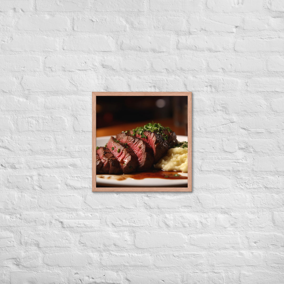 Hanger Steak Framed poster 🤤 from Yumify.AI