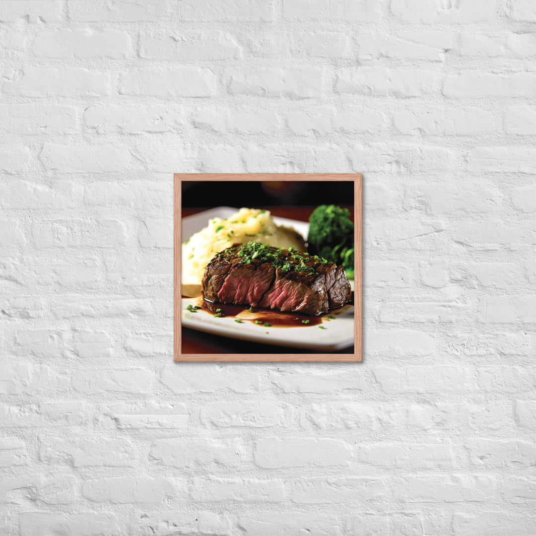 Hanger Steak Framed poster 🤤 from Yumify.AI