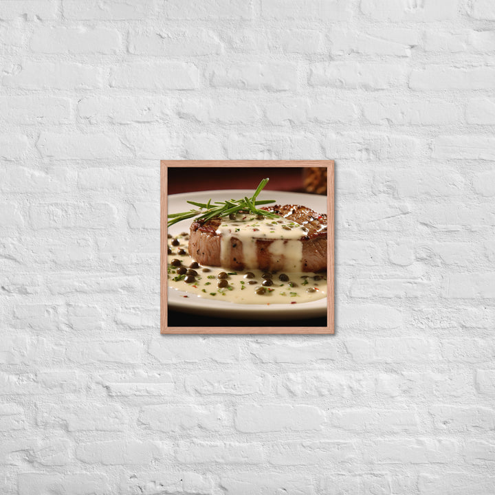 French Steak au Poivre Framed poster 🤤 from Yumify.AI