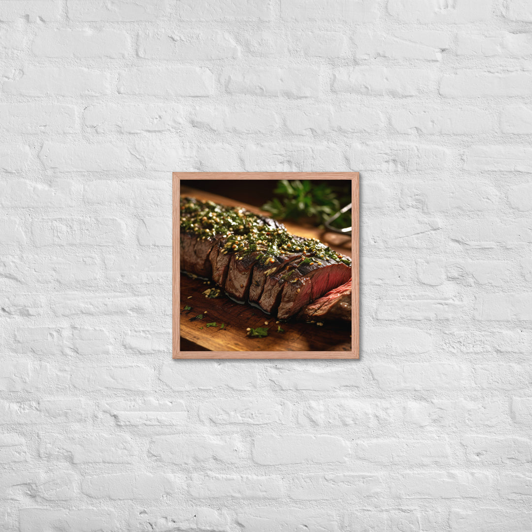 Flank Steak Framed poster 🤤 from Yumify.AI