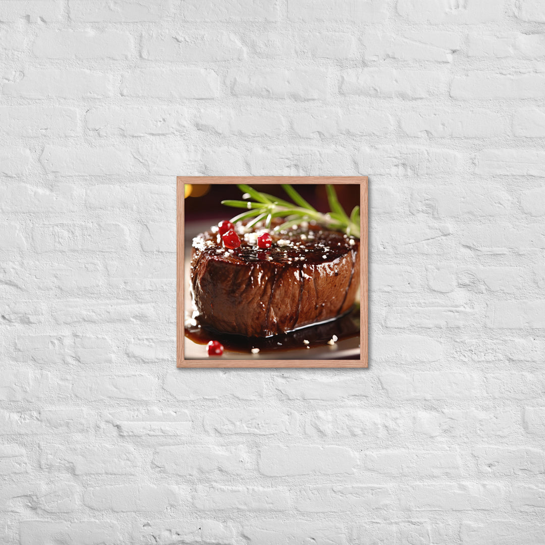 Filet Mignon Framed poster 🤤 from Yumify.AI