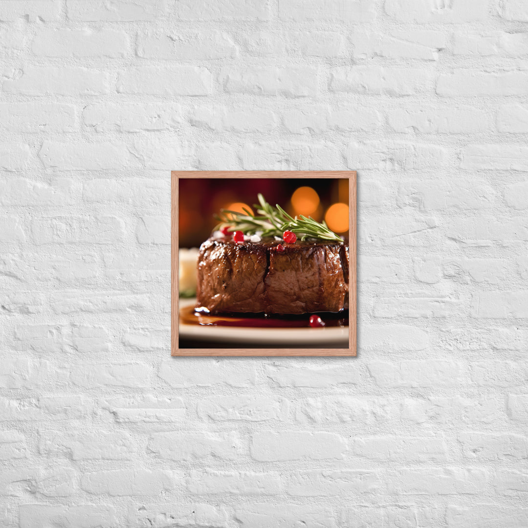 Filet Mignon Framed poster 🤤 from Yumify.AI