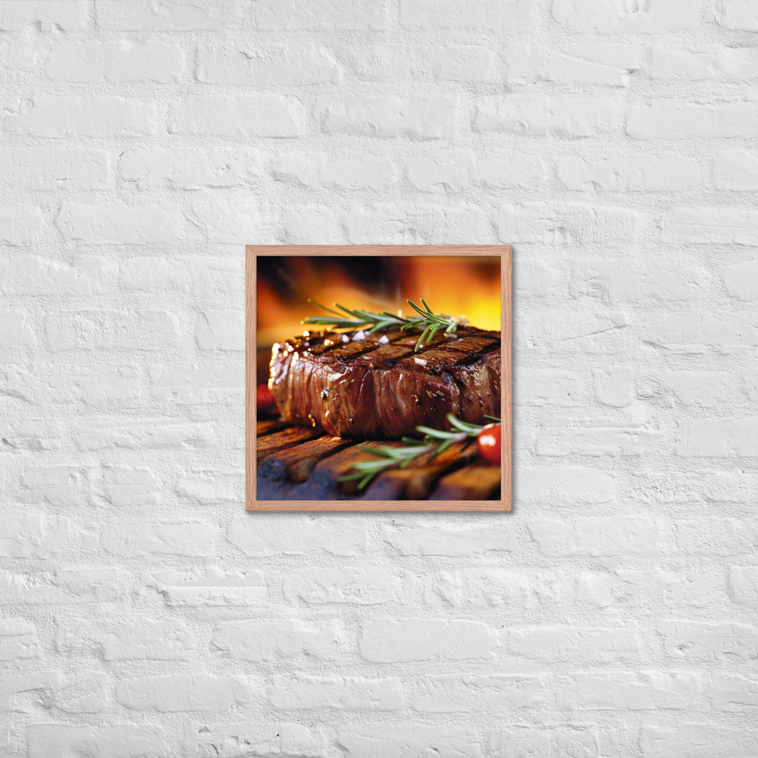 Australian Outback Steak Framed poster 🤤 from Yumify.AI