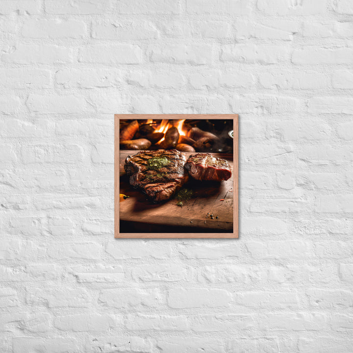 Argentinean Asado Framed poster 🤤 from Yumify.AI