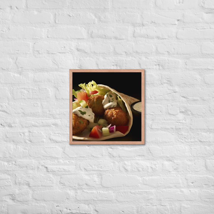 Classic Falafel Framed poster 🤤 from Yumify.AI