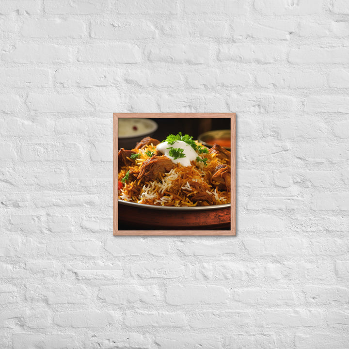 Mutton Biryani Framed poster 🤤 from Yumify.AI