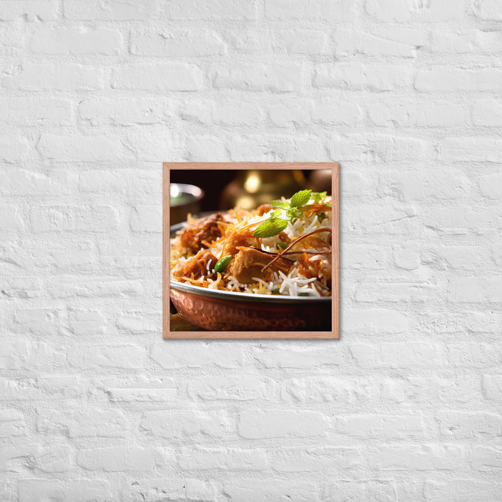 Mutton Biryani Framed poster 🤤 from Yumify.AI