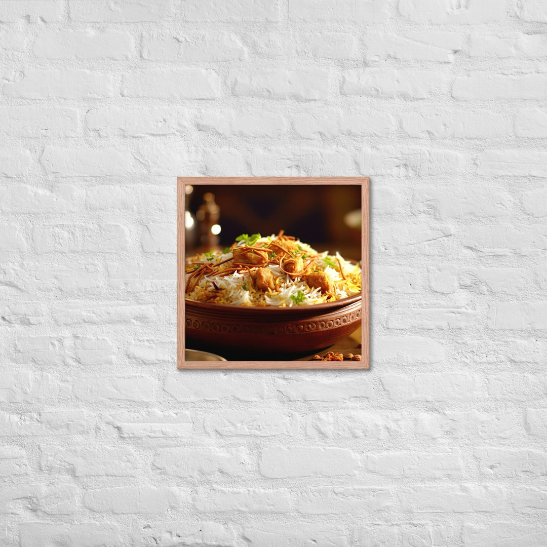 Lucknowi Biryani Framed poster 🤤 from Yumify.AI