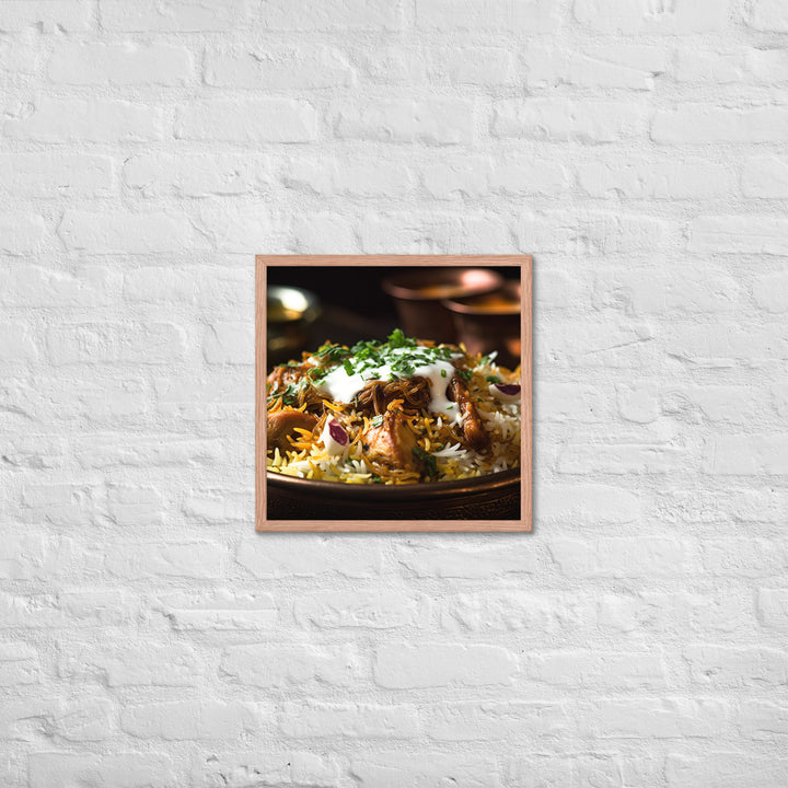 Lucknowi Biryani Framed poster 🤤 from Yumify.AI