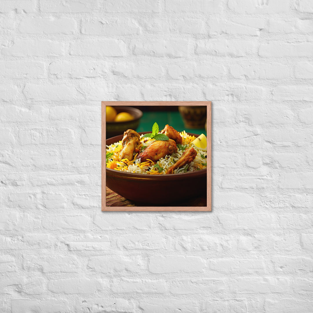 Kolkata Biryani Framed poster 🤤 from Yumify.AI