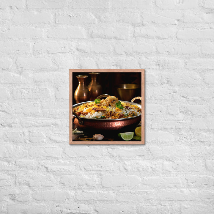 Hyderabadi Biryani Framed poster 🤤 from Yumify.AI