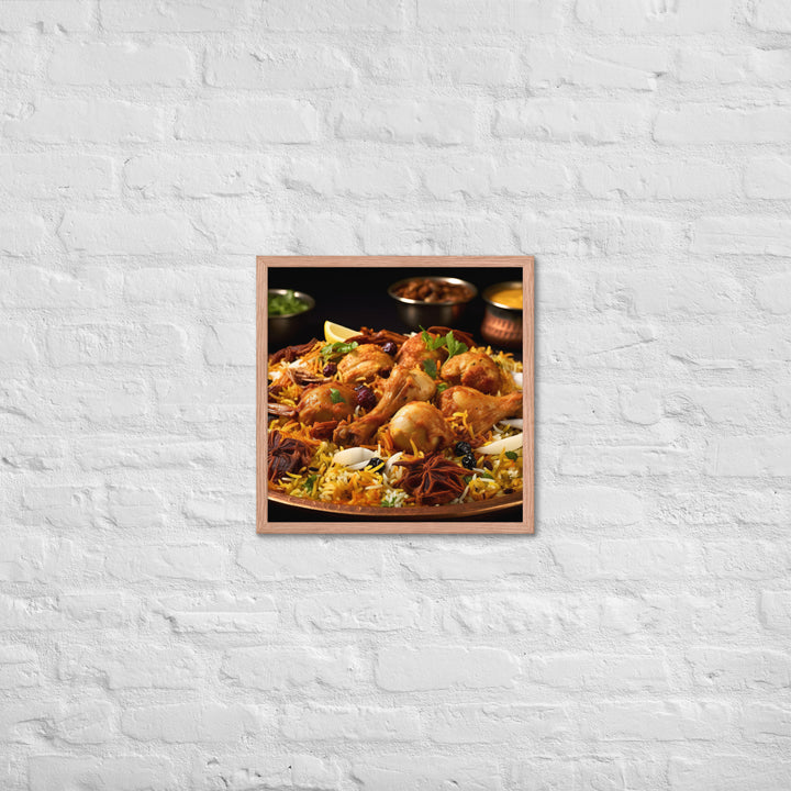 Hyderabadi Biryani Framed poster 🤤 from Yumify.AI