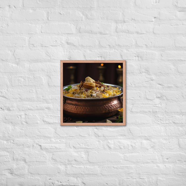 Dum Biryani Framed poster 🤤 from Yumify.AI