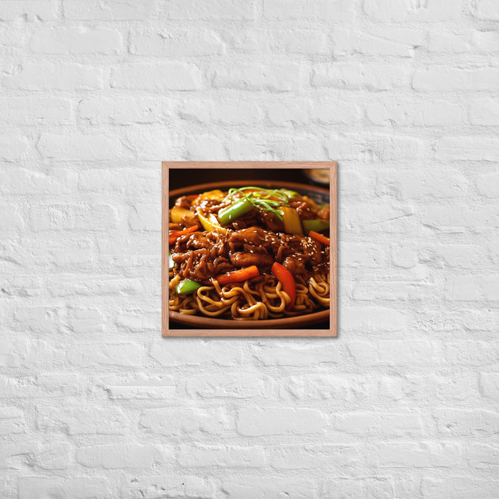 Yakisoba Ramen Framed poster 🤤 from Yumify.AI