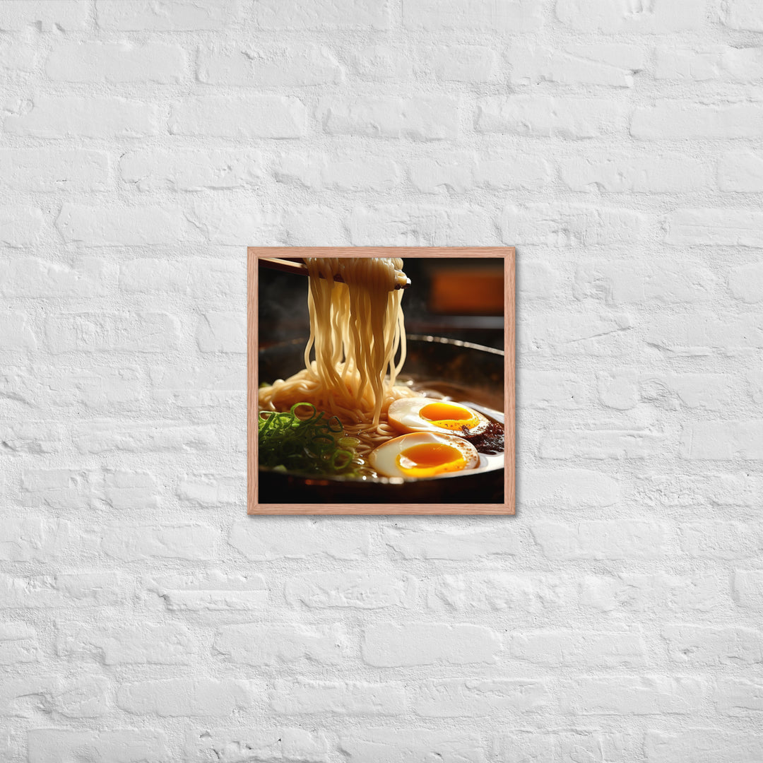 Tsukemen Framed poster 🤤 from Yumify.AI