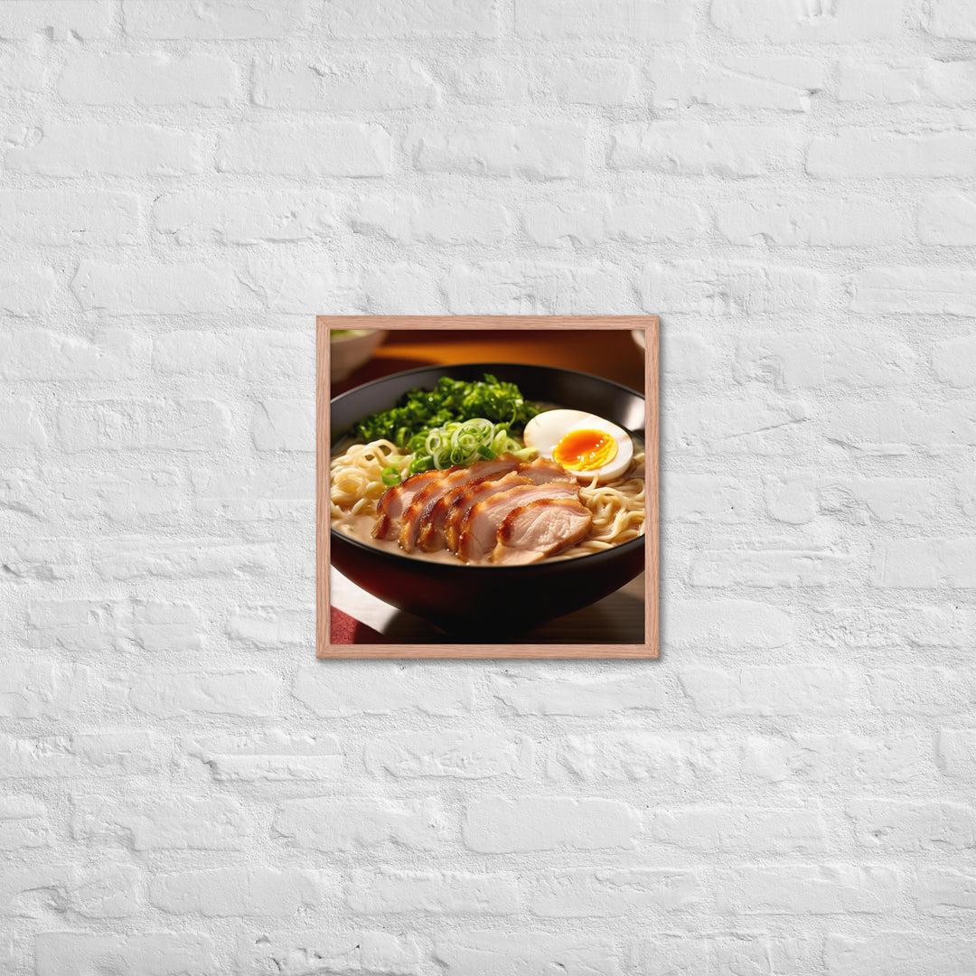 Tonkotsu Ramen Framed poster 🤤 from Yumify.AI