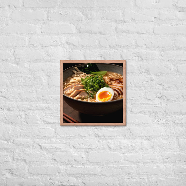 Chicken Ramen Framed poster 🤤 from Yumify.AI