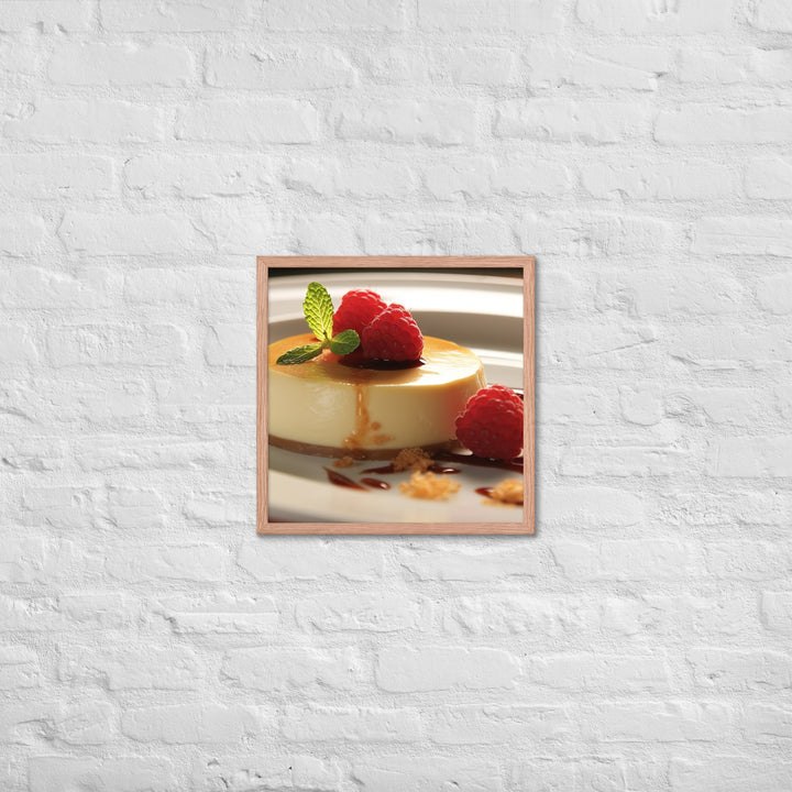 Cheese Dessert Framed poster 🤤 from Yumify.AI