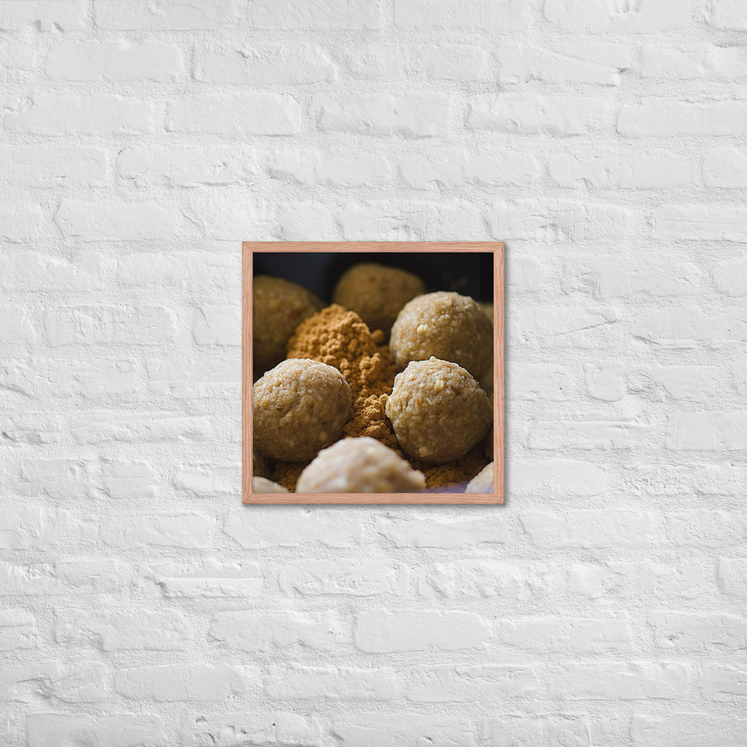 Traditional Falafel Recipe Framed poster 🤤 from Yumify.AI