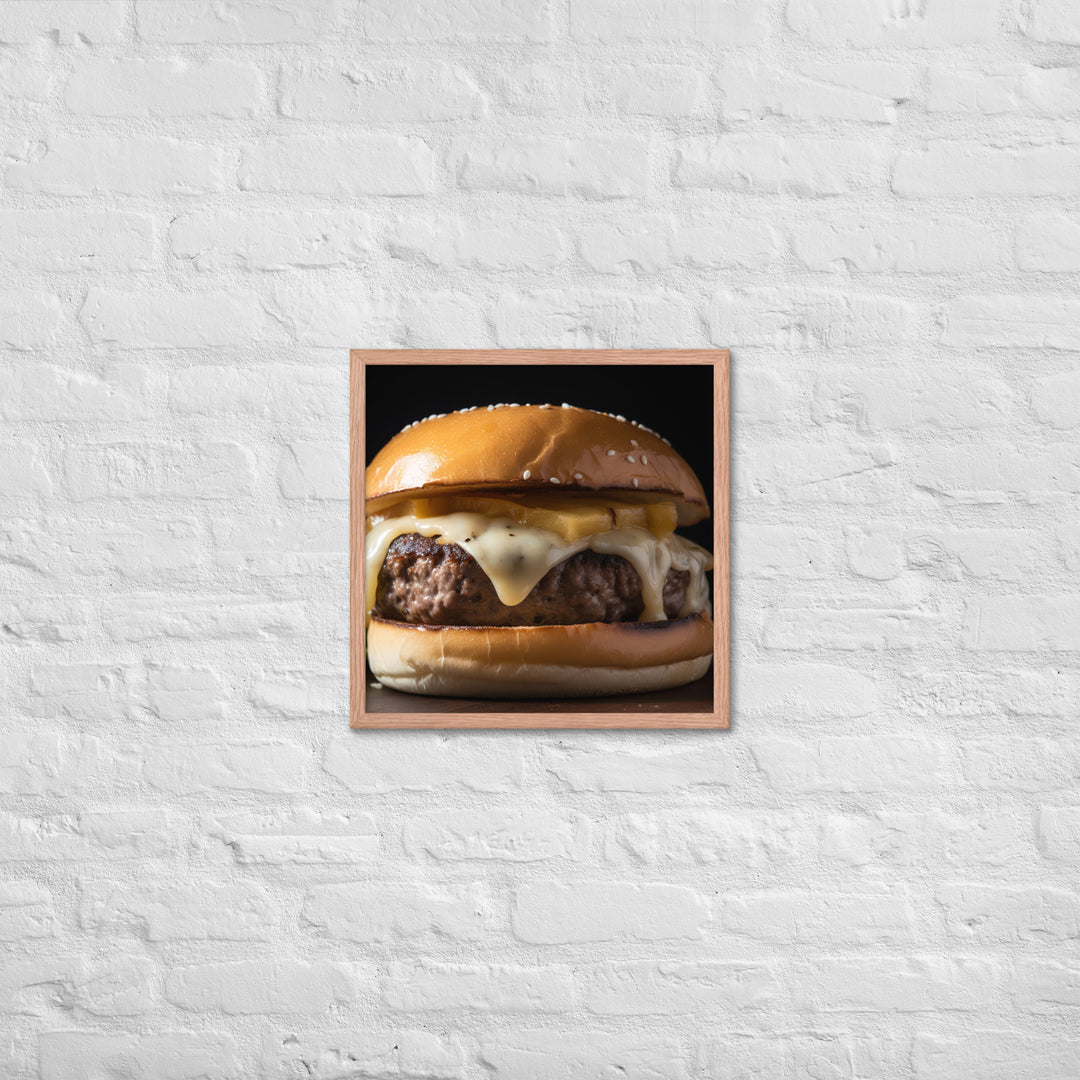 Gourmet Burgers Framed poster 🤤 from Yumify.AI