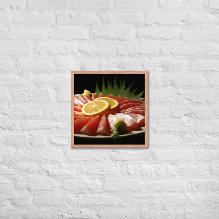 Sashimi Framed poster 🤤 from Yumify.AI