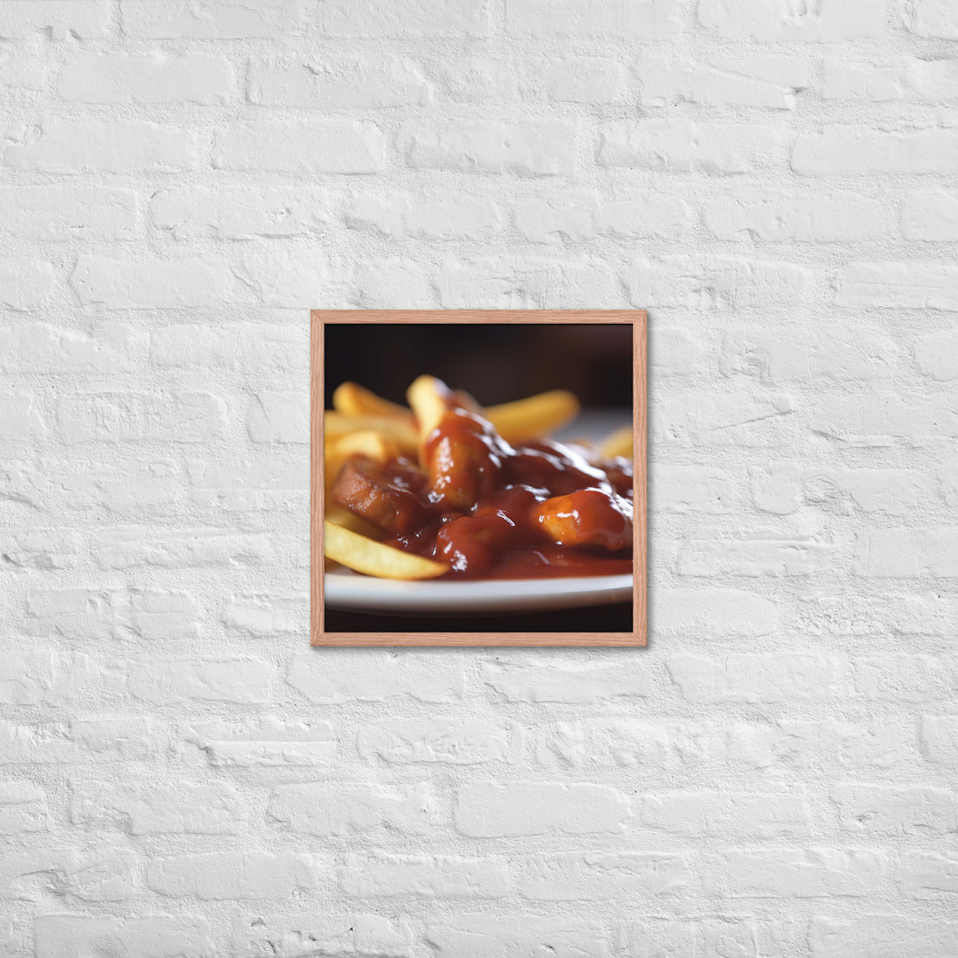 Currywurst Framed poster 🤤 from Yumify.AI