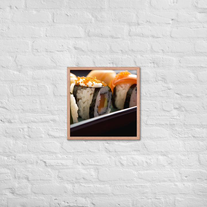 Sushi Framed poster 🤤 from Yumify.AI