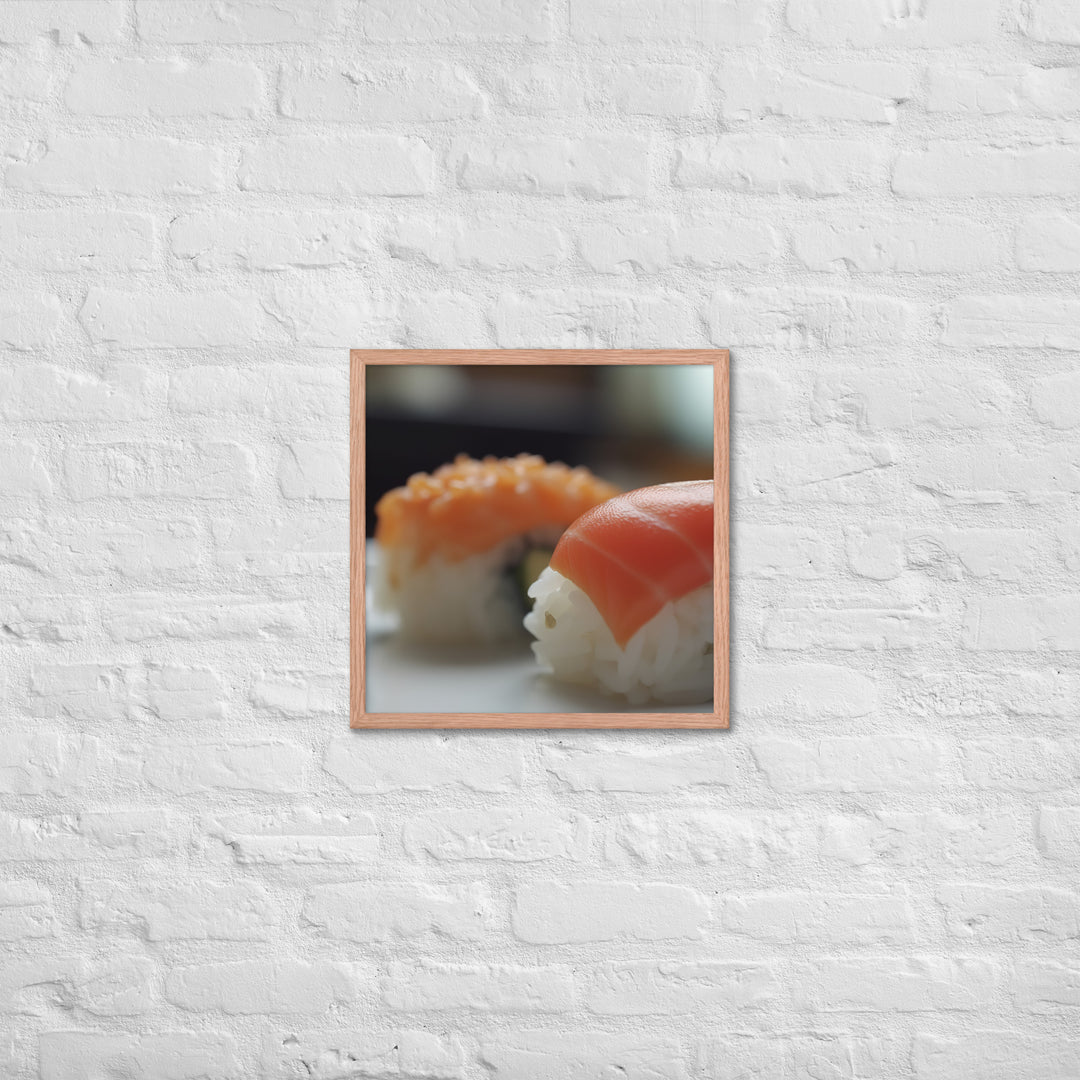 Sushi Framed poster 🤤 from Yumify.AI