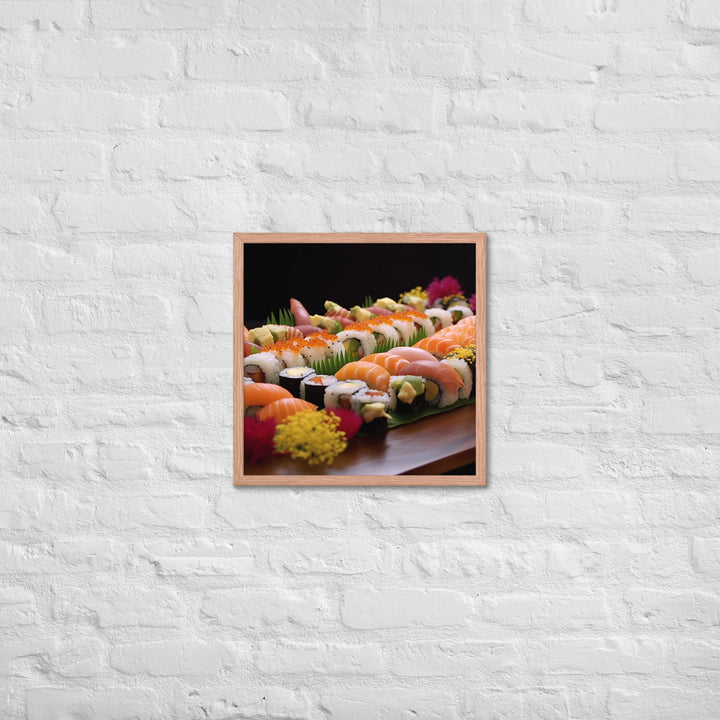 Sushi Framed poster 🤤 from Yumify.AI