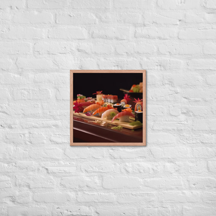 Sushi Framed poster 🤤 from Yumify.AI