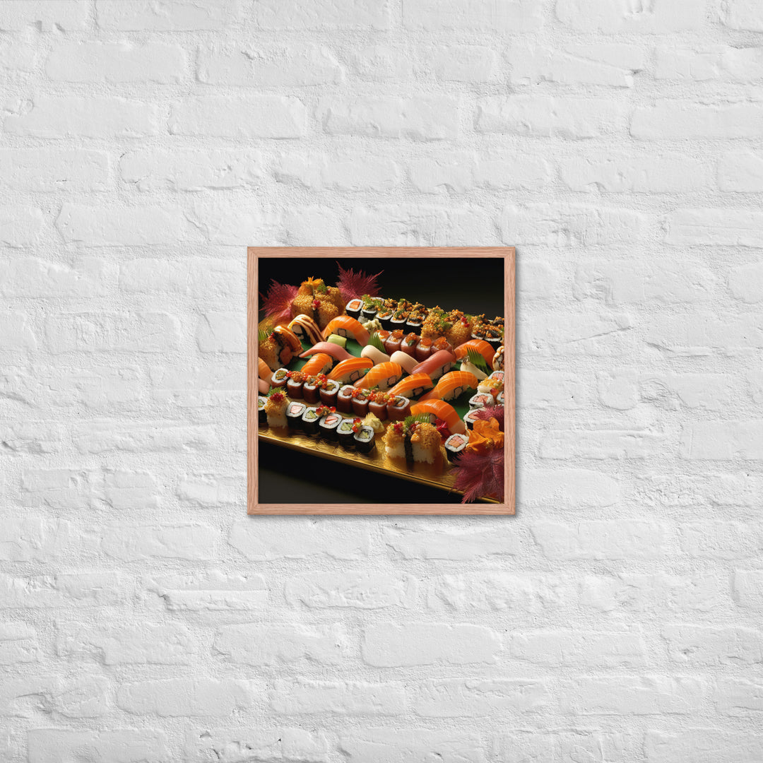 Sushi Framed poster 🤤 from Yumify.AI