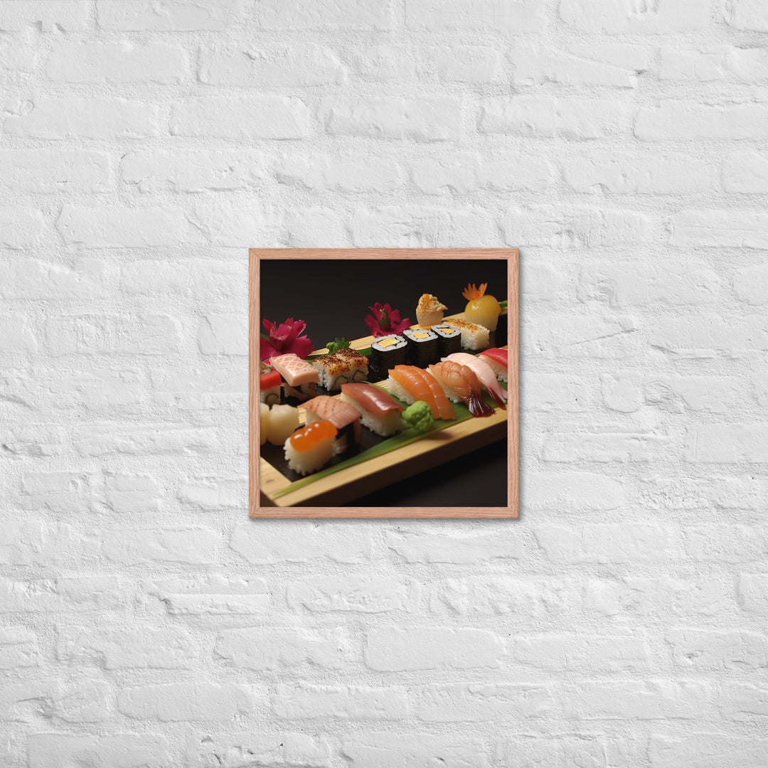 Sushi Framed poster 🤤 from Yumify.AI