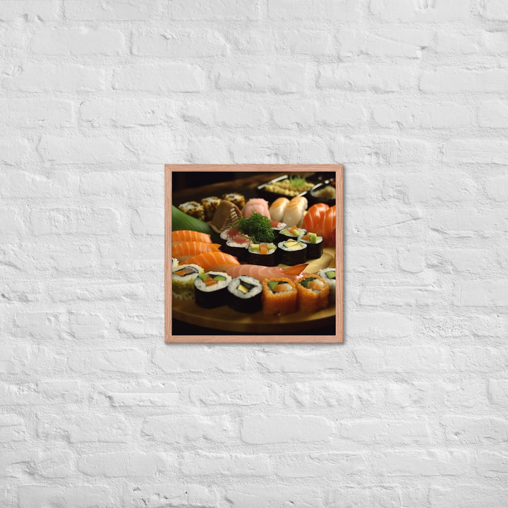 Sushi Framed poster 🤤 from Yumify.AI