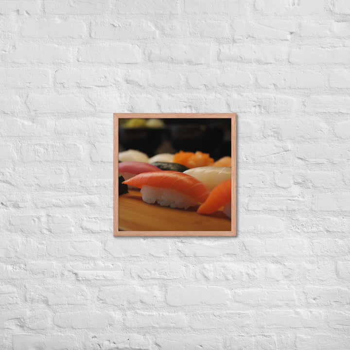 Sushi Framed poster 🤤 from Yumify.AI